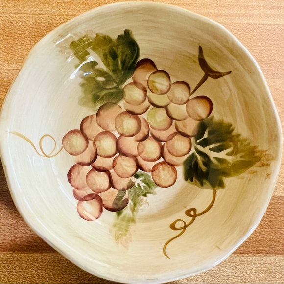 Tabletops Set of 4 Cabernet Olive Oil Dipping Bowls EUC - Picture 6 of 11